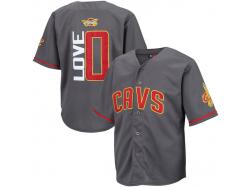 Kevin Love Cleveland Cavaliers Majestic Youth NBA Baseball Jersey - Charcoal