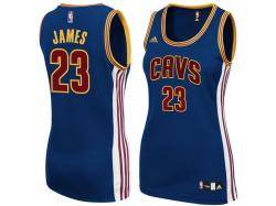 LeBron James Cleveland Cavaliers adidas Women's Replica Jersey - Navy Blue