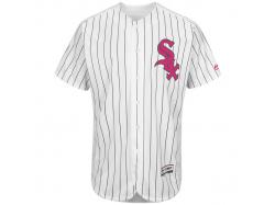 Men's Chicago White Sox Majestic White Home 2016 Mother's Day Flex Base Team Jersey