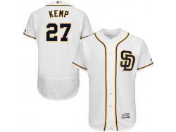 Men's San Diego Padres Matt Kemp Majestic White Flexbase Authentic Collection Player Jersey