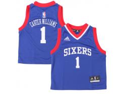 Michael Carter-Williams Philadelphia 76ers adidas Preschool Replica Road Jersey - Blue