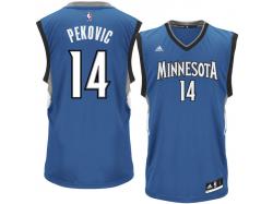 Nikola Pekovic Minnesota Timberwolves adidas Replica Jersey - Royal