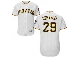 Pittsburgh Pirates #29 Francisco Cervelli White Flexbase Authentic Collection Stitched Baseball Jersey