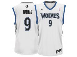 Ricky Rubio Minnesota Timberwolves adidas Replica Home Jersey - White