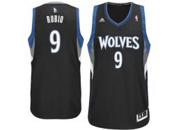 Ricky Rubio Minnesota Timberwolves adidas Swingman Alternate Jersey - Black