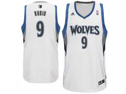 Ricky Rubio Minnesota Timberwolves adidas Swingman Home Jersey - White