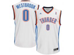 Russell Westbrook Oklahoma City Thunder adidas Youth Replica Home Jersey - White