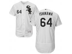 White-Black Travis Ishikawa Men #64 Majestic MLB Chicago White Sox Flexbase Collection Jersey