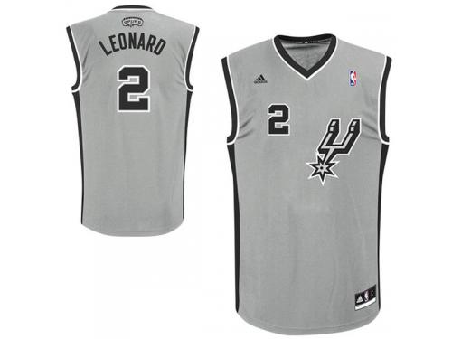 adidas Kawhi Leonard San Antonio Spurs Alternate Replica Jersey - Gray