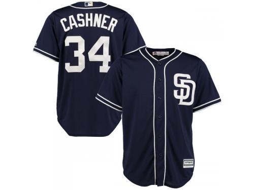 Andrew Cashner San Diego Padres Majestic 2015 Cool Base Player Jersey - Navy