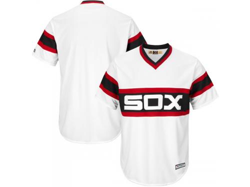 Chicago White Sox Majestic Cooperstown Cool Base Team Jersey - White Navy