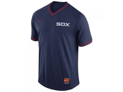 Chicago White Sox Nike Cooperstown V-Neck Jersey 1.5 - Navy