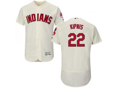 Cleveland Indians #22 Jason Kipnis Cream Flexbase Authentic Collection Stitched Baseball Jersey