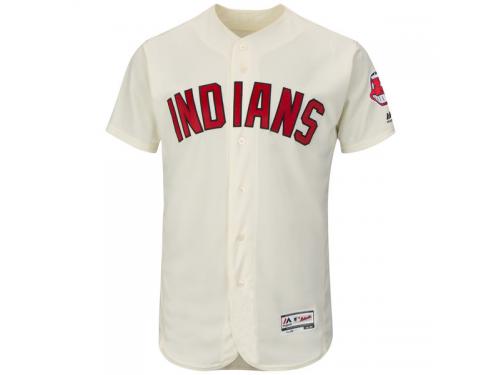 Cleveland Indians Majestic Flexbase Authentic Collection Team Jersey - Cream