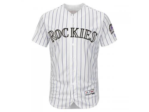 Colorado Rockies Majestic Flexbase Authentic Collection Team Jersey - White