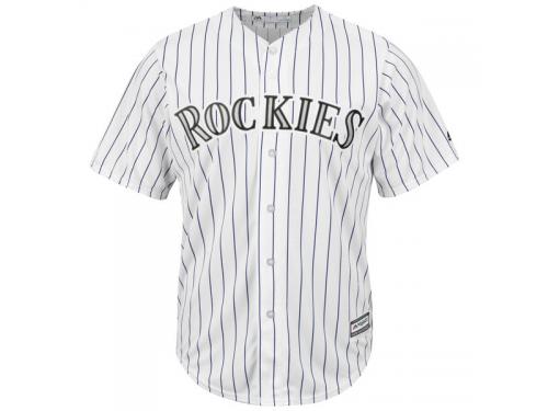 Colorado Rockies Majestic Official Cool Base Jersey - White