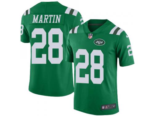 Curtis Martin Limited Green Men's Jersey - Football New York Jets #28 Rush Vapor Untouchable