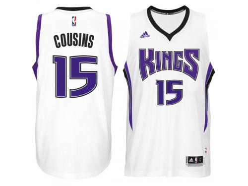 DeMarcus Cousins Sacramento Kings adidas Player Swingman Home Jersey - White