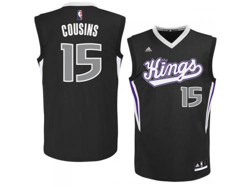 DeMarcus Cousins Sacramento Kings adidas Youth Boy's Replica Jersey - Black