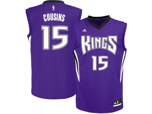 DeMarcus Cousins Sacramento Kings adidas Youth Boy's Replica Jersey - Purple