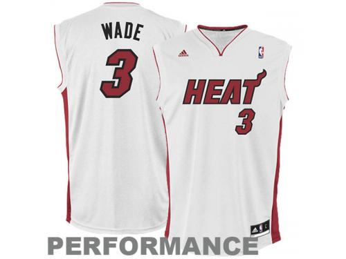 Dwyane Wade Miami Heat adidas Replica Home Jersey - White