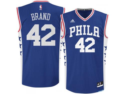 Elton Brand Philadelphia 76ers adidas Replica Jersey - Royal