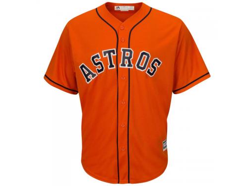 Houston Astros Majestic Official Cool Base Jersey - Orange