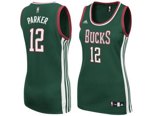 Jabari Parker Milwaukee Bucks adidas Women's Replica Jersey C Green