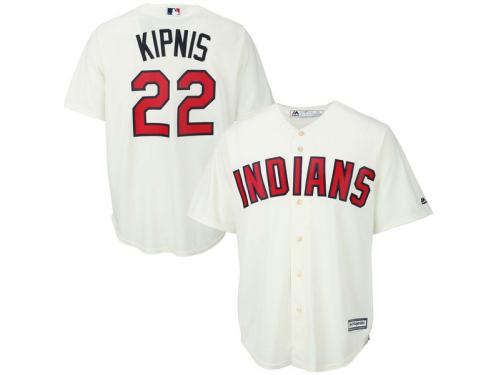 Jason Kipnis Cleveland Indians Majestic 2015 Cool Base Player Jersey - Cream