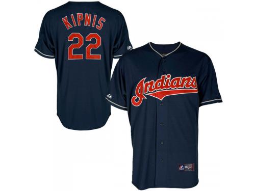 Jason Kipnis Cleveland Indians Majestic Replica Player Baseball Jersey C Navy Blue