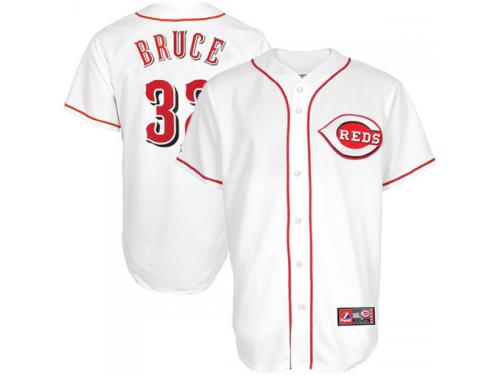 Jay Bruce Cincinnati Reds Majestic Replica Player Jersey - White