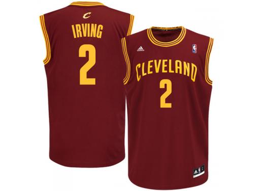 Kyrie Irving Cleveland Cavaliers adidas Youth Replica Road Jersey - Wine