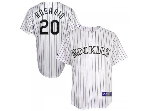 Majestic Wilin Rosario #20 Colorado Rockies Replica Jersey