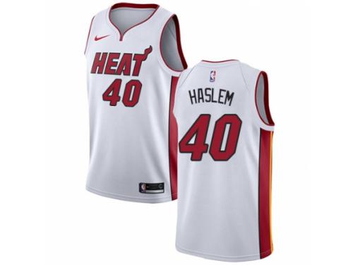 Men Nike Miami Heat #40 Udonis Haslem NBA Jersey - Association Edition Buy