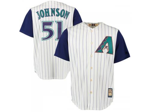 Randy Johnson Arizona Diamondbacks Majestic 2015 Hall Of Fame Cool Base Player Jersey - White