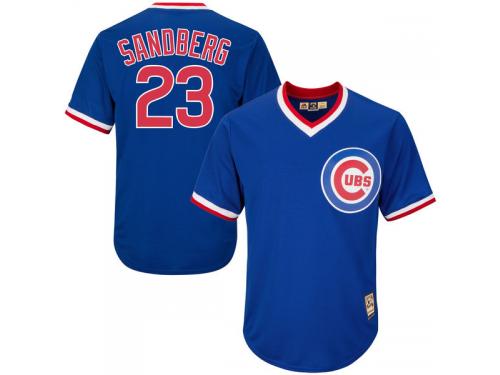 Ryne Sandberg Chicago Cubs Majestic Cool Base Cooperstown Collection Player Jersey - Royal Blue