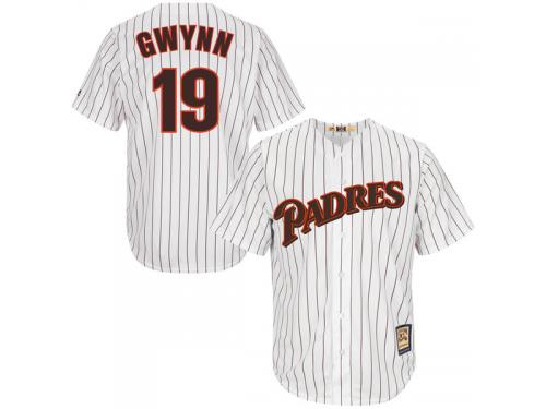 Tony Gwynn San Diego Padres Majestic Cool Base Cooperstown Player Jersey - White