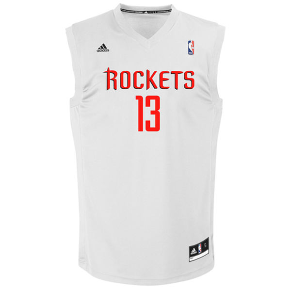 adidas James Harden Houston Rockets Fashion Replica Jersey - White