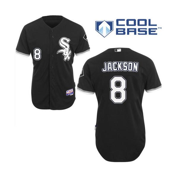 Black Bo Jackson Men #8 Majestic MLB Chicago White Sox Cool Base Alternate Jersey