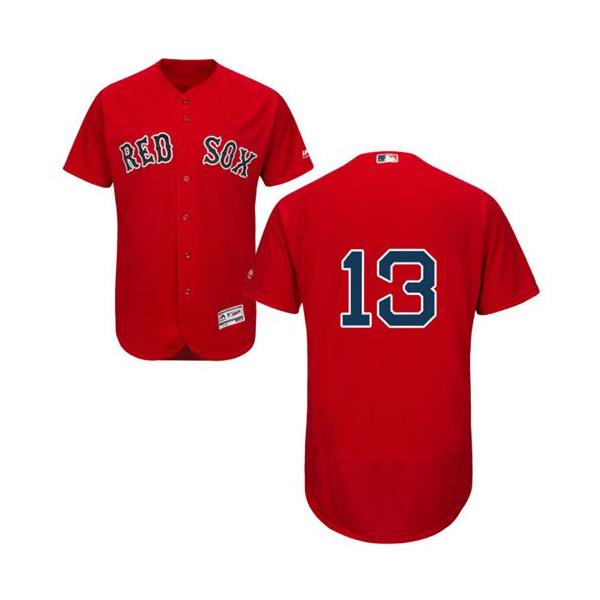 Boston Red Sox #13 Hanley Ramirez Red Flexbase Authentic Collection Stitched Baseball Jersey