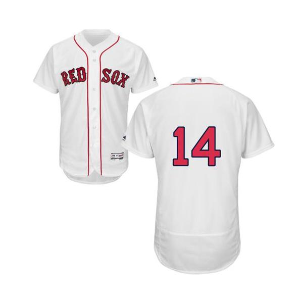 Boston Red Sox #14 Jim Rice White Flexbase Authentic Collection Stitched Baseball Jersey