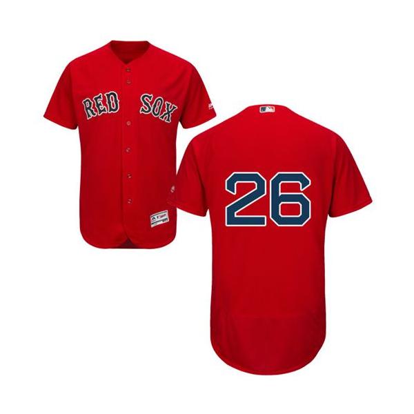 Boston Red Sox #26 Wade Boggs Red Flexbase Authentic Collection Stitched Baseball Jersey