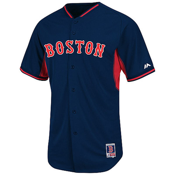 Boston Red Sox Majestic Authentic Collection On-Field Cool Base Batting Practice Jersey - Navy