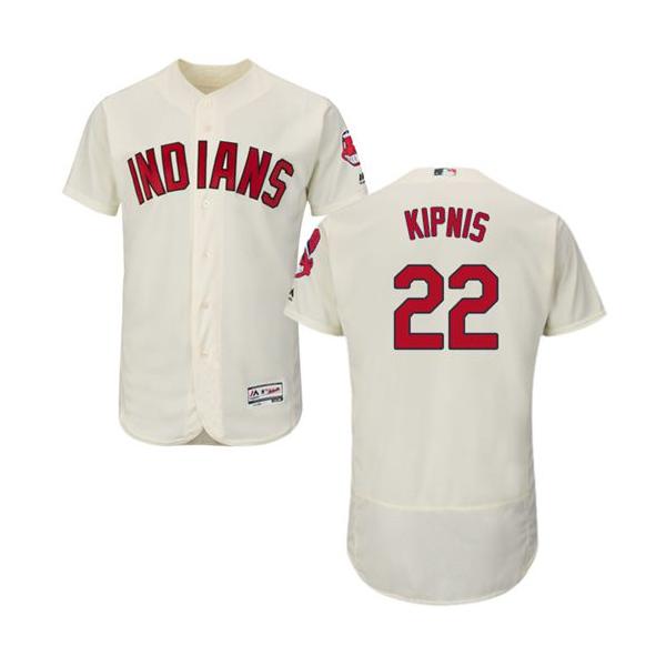 Cleveland Indians #22 Jason Kipnis Cream Flexbase Authentic Collection Stitched Baseball Jersey