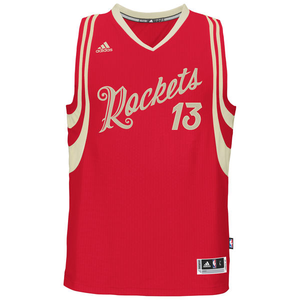 James Harden Houston Rockets adidas Christmas Day Swingman Jersey - Red