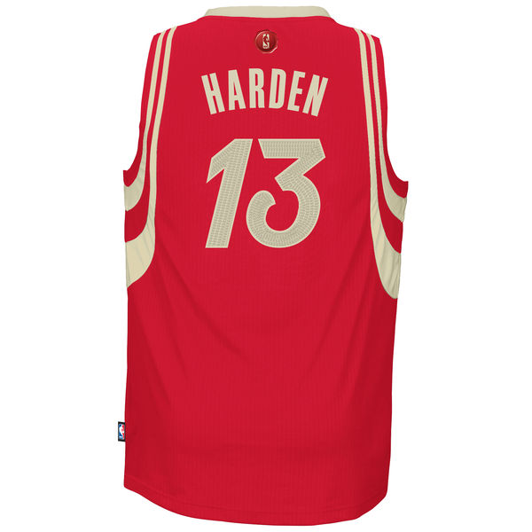 James Harden Houston Rockets adidas Christmas Day Swingman Jersey - Red