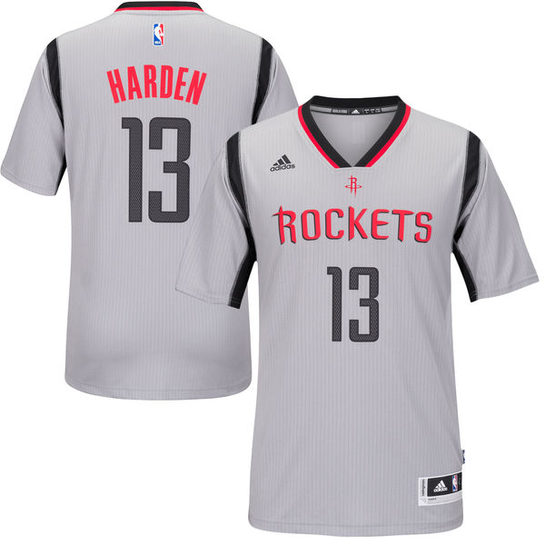 James Harden Houston Rockets adidas New Swingman Alternate Jersey - Gray