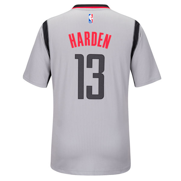 James Harden Houston Rockets adidas New Swingman Alternate Jersey - Gray