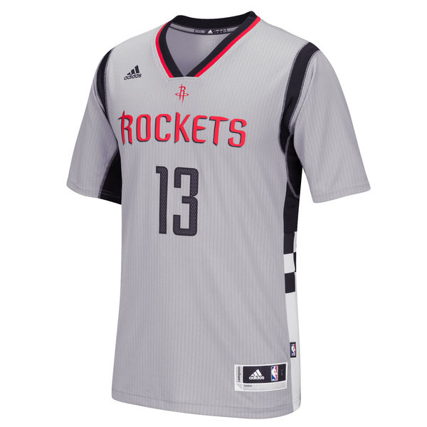 James Harden Houston Rockets adidas New Swingman Alternate Jersey - Gray