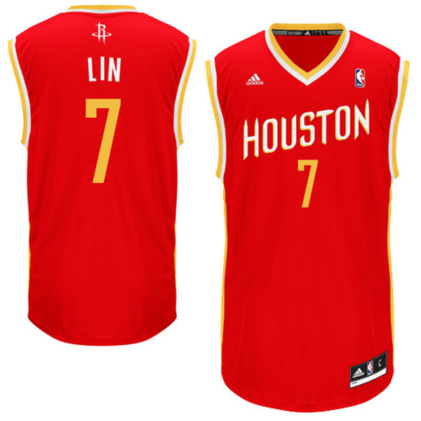 Jeremy Lin Houston Rockets adidas Replica Alternate Jersey - Red